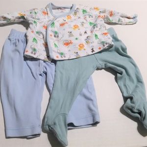 6/$10 Boys 3-6mos Pajamas